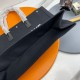 Replica Borsa tote YSL Saint Laurent Rive Gauche Lino nero e Replica Borsa tote YSL Saint Laurent Rive Gauche Lino nero e