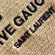 Replica Borsa tote YSL Saint Laurent Rive Gauche Rafia beige e