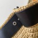 Replica Borsa tote YSL Saint Laurent Rive Gauche Rafia beige e