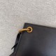 Replica Borsa YSL Saint Laurent Tag Hobo Pelle di vitello nera