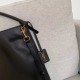 Replica Borsa YSL Saint Laurent Tag Hobo Pelle di vitello nera
