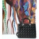 Replica Borse Christian Dior grande Lady Dior Supple Tote M0584 nero argento