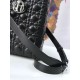 Replica Borse Christian Dior grande Lady Dior Supple Tote M0584 nero argento