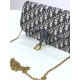 Replica Christian Dior Oblique Saddle Woc Chain Bag M5620 Nero
