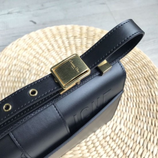 Replica Christian Dior 30 Montaigne Flap Borsa Nero