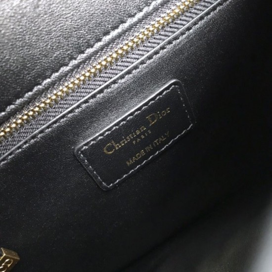 Replica Christian Dior 30 Montaigne Flap Borsa Nero