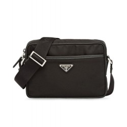 Replica Borsa a tracolla Prada in nylon 2VH048 nera