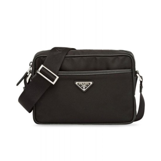 Replica Borsa a tracolla Prada in nylon 2VH048 nera