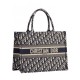 Replica Borsa tote piccola Christian Dior blu scuro