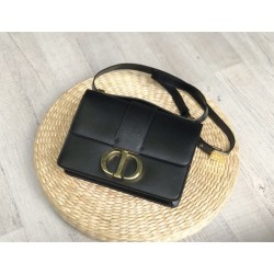 Replica Christian Dior 30 Montaigne Flap Borsa Nero