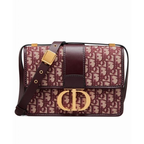 Replica Christian Dior 30 Montaigne Flap Borsa Rosso