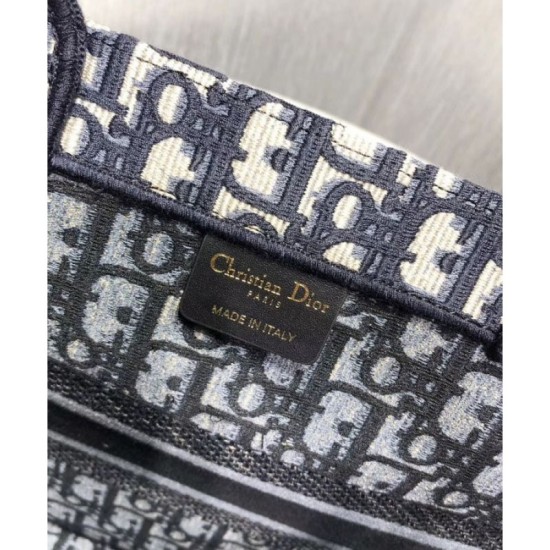 Replica Borsa tote piccola Christian Dior blu scuro