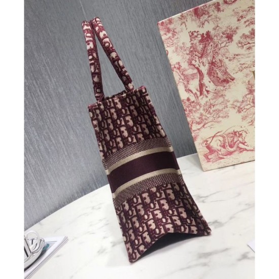 Replica Borsa tote piccola Christian Dior rossa