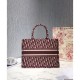 Replica Borsa tote piccola Christian Dior rossa