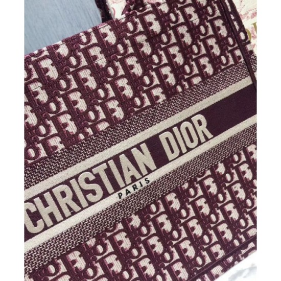Replica Borsa tote piccola Christian Dior rossa