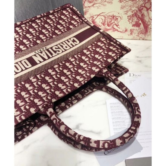 Replica Borsa tote piccola Christian Dior rossa