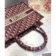 Replica Borsa tote piccola Christian Dior rossa
