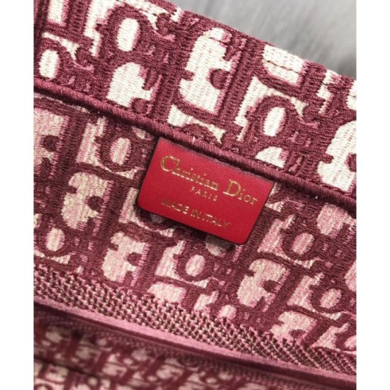 Replica Borsa tote piccola Christian Dior rossa