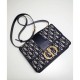Replica Christian Dior 30 Montaigne Flap Borsa Blu scuro