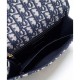 Replica Christian Dior 30 Montaigne Flap Borsa Blu scuro