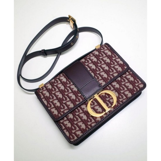 Replica Christian Dior 30 Montaigne Flap Borsa Rosso