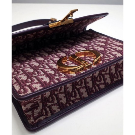 Replica Christian Dior 30 Montaigne Flap Borsa Rosso