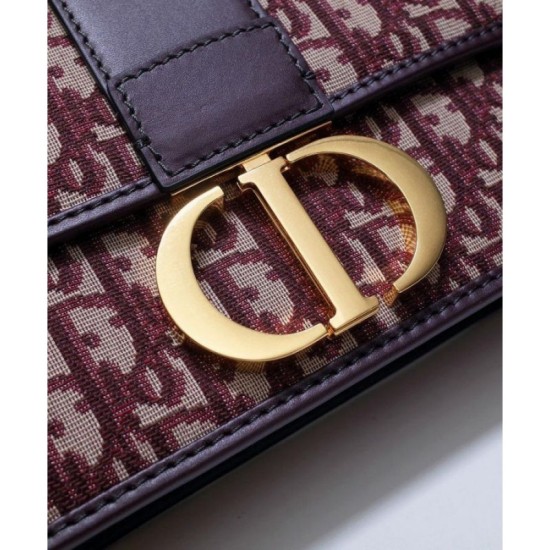 Replica Christian Dior 30 Montaigne Flap Borsa Rosso