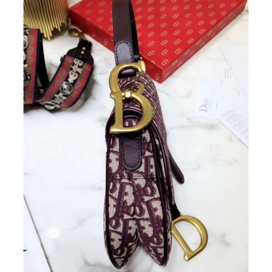 Replica Borsa da Saddle Christian Dior M0446 rossa