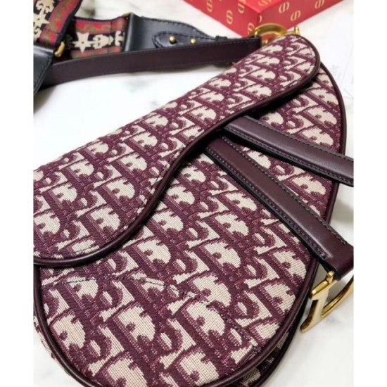 Replica Borsa da Saddle Christian Dior M0446 rossa