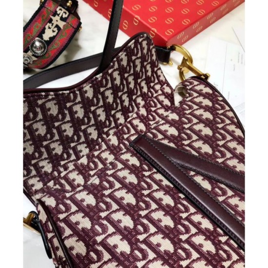 Replica Borsa da Saddle Christian Dior M0446 rossa