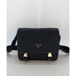 Replica Borsa a tracolla Prada in nylon 2VD769 nera