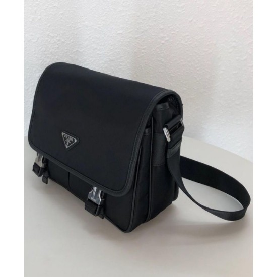 Replica Borsa a tracolla Prada in nylon 2VD769 nera
