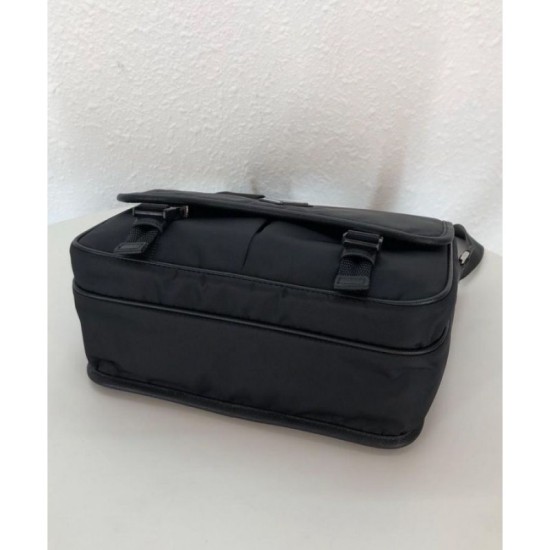 Replica Borsa a tracolla Prada in nylon 2VD769 nera