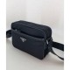 Replica Borsa a tracolla Prada in nylon 2VH048 nera