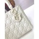 Replica Borsa Christian Dior Lady Dior Ultra-Matte White