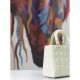 Replica Borsa Christian Dior Lady Dior Ultra-Matte White