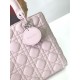 Replica Borsa Christian Dior Lady Dior Ultra-Matte Pink