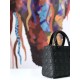 Replica Borsa Christian Dior Lady Dior Ultra-Matte Nero