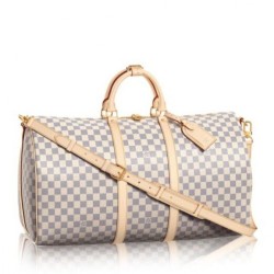 Replica Keepall Bandoulière 55 Damier Azur N41429