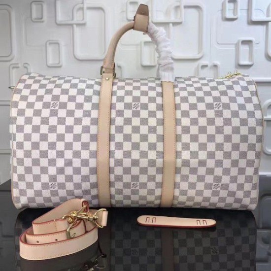 Replica Keepall 50 Damier Azur N41430