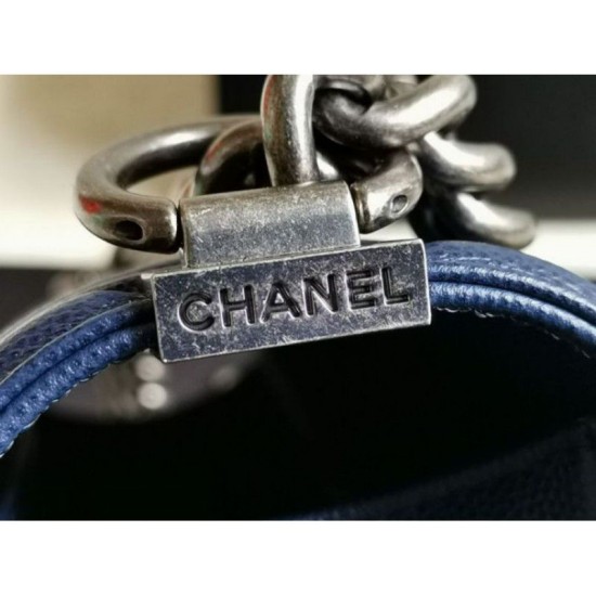 Replica Boy Classic Chevron Flap Borse A67086 Blu