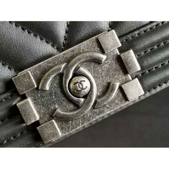Replica Boy Classica Chevron Flap Borse A67086 Nero