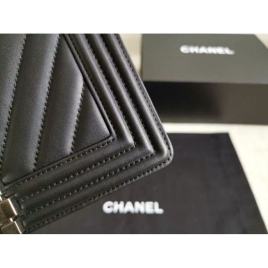 Replica Boy Classica Chevron Flap Borse A67086 Nero
