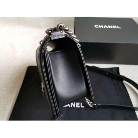 Replica Boy Classica Chevron Flap Borse A67086 Nero