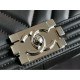 Replica Boy Classica Chevron Flap Borse A67086 Nero Steel Hardware