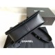 Replica Boy Classica Chevron Flap Borse A67086 Nero Steel Hardware