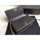 Replica Boy Classica Chevron Flap Borse A67086 Nero Steel Hardware