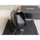 Replica Boy Classic Flap Borse A67086 Nero Pelle di Agnello