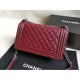 Replica Boy Classic Flap Borse A67086 Burgundy Pelle di Agnello