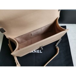 Replica Boy Classic Flap Borse A67086 Albicocca Pelle di Agnello